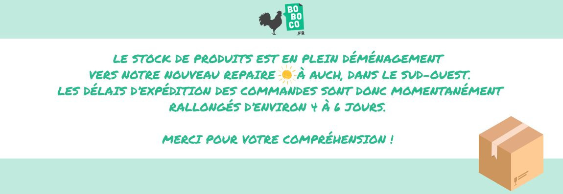 Suite à un incident, nous rencontrons des difficultés à expédier vos commandes.   Merci de contacter le service client en cas de questions.